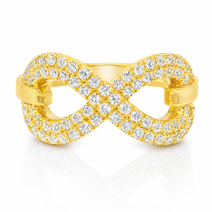 0.48CT Diamond Ring 14k Yellow Gold