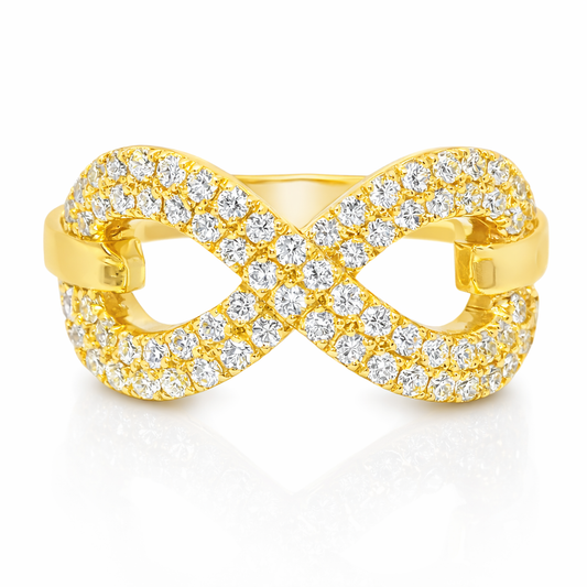 0.48CT Diamond Ring 14k Yellow Gold