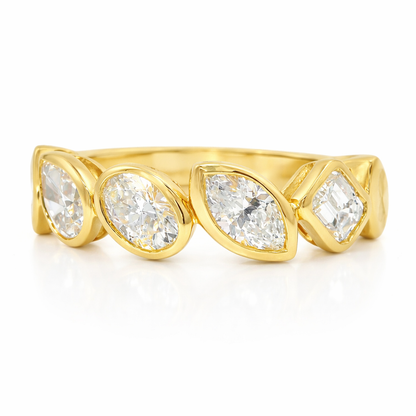 1.94CT Diamond Ring 18k Yellow Gold