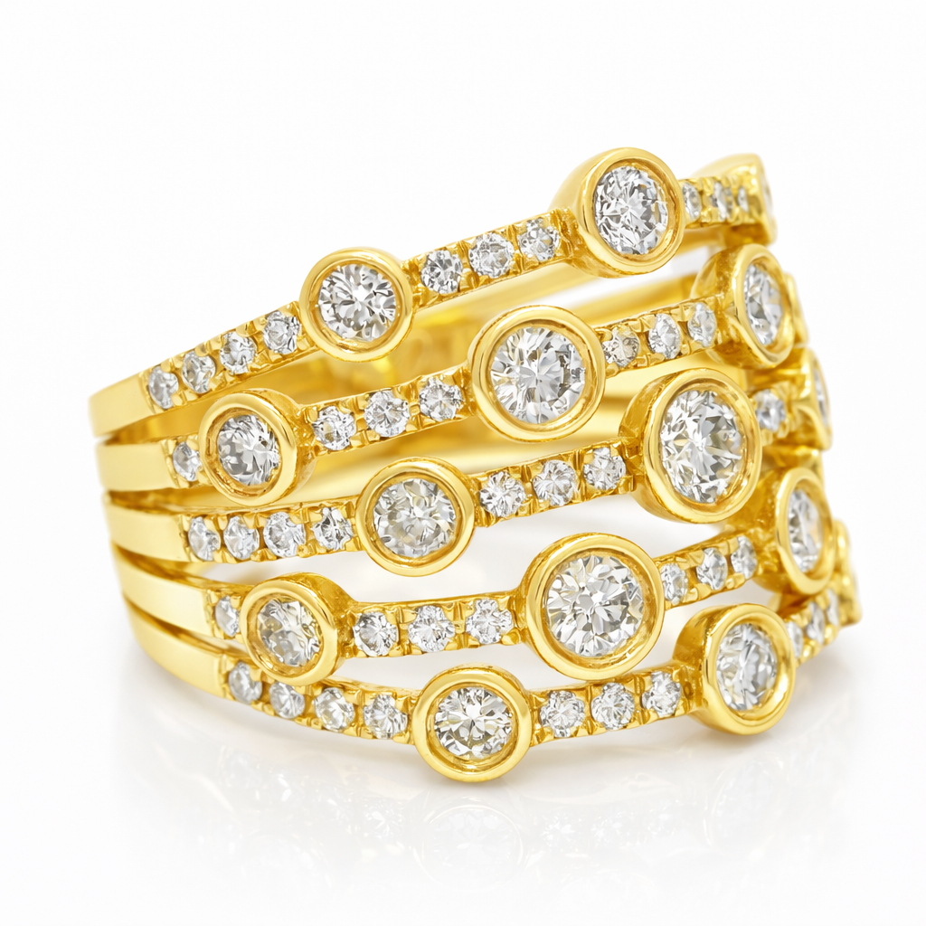 1.51CT Diamond Ring 14K Yellow Gold