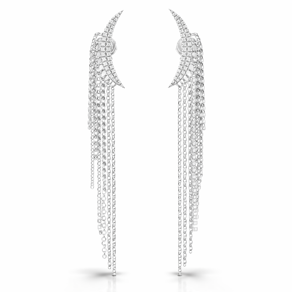0.18CT Diamond Earring 14k Gold