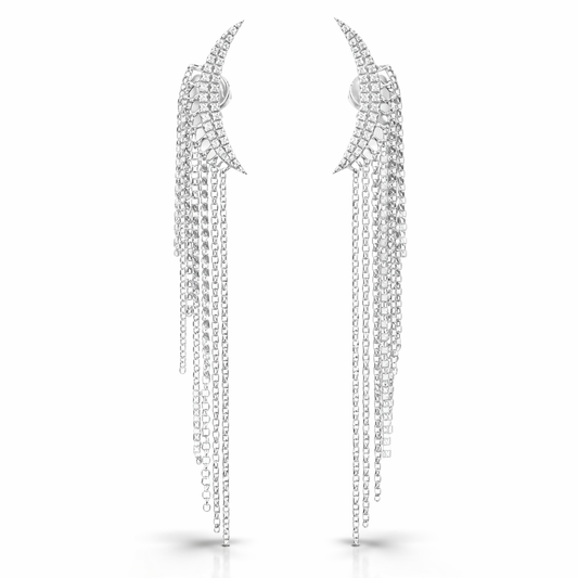 0.18CT Diamond Earring 14k Gold
