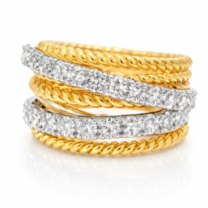 1.34CT Diamond Ring 14k Yellow Gold