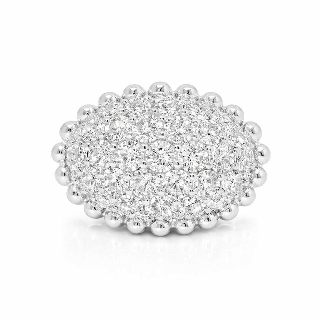 1.80CT Diamond Ring 14k White Gold