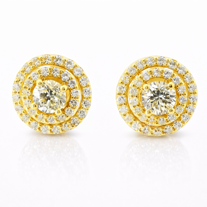 1.00CT Diamond 14k Gold Earring