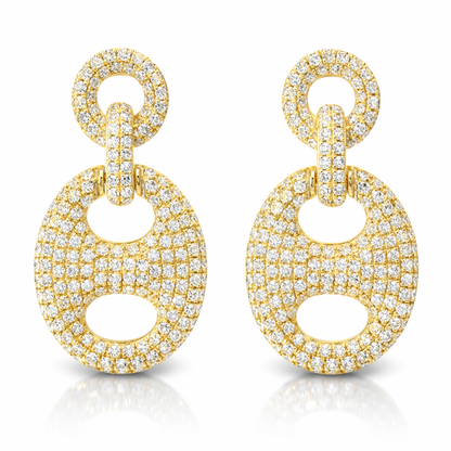 1.16CT Diamond 14k Gold Earring