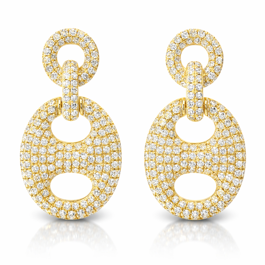 1.16CT Diamond 14k Gold Earring