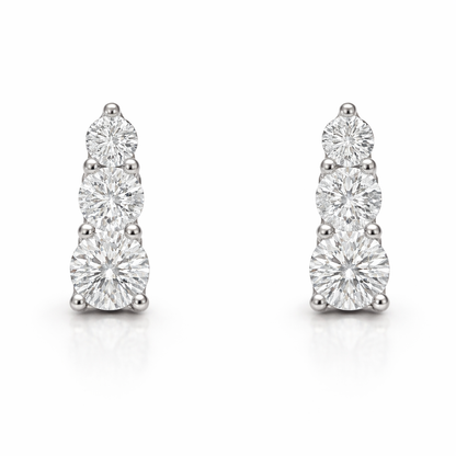 0.25CT Diamond Earring 14k Yellow Gold