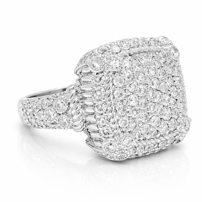 1.51CT Diamond Ring 14k White Gold