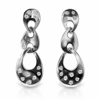 0.21CT Diamond 14k Yellow Gold Earring