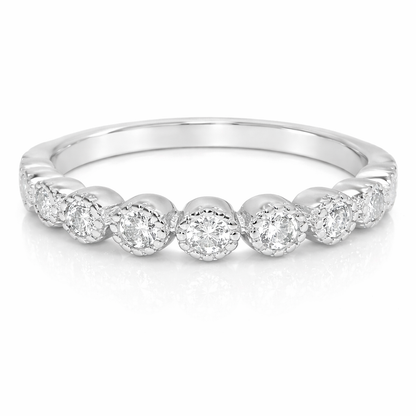 0.26CT Diamond Ring 18k White Gold