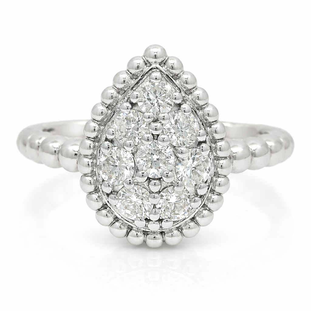 0.39CT Diamond 14K White Gold