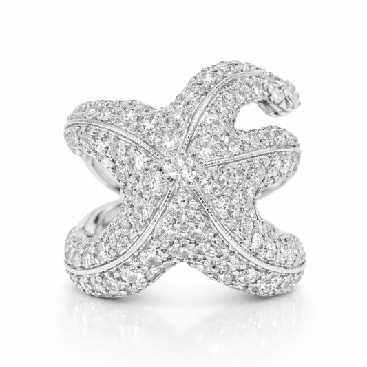3.01CT Diamond Ring 14K White Gold