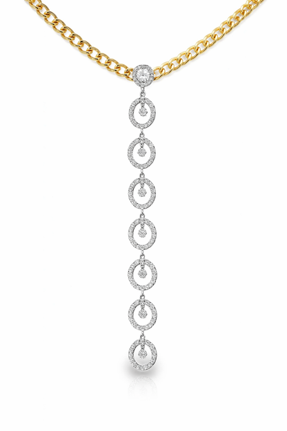 1.70CT Diamond Pendant 14k Yellow Gold