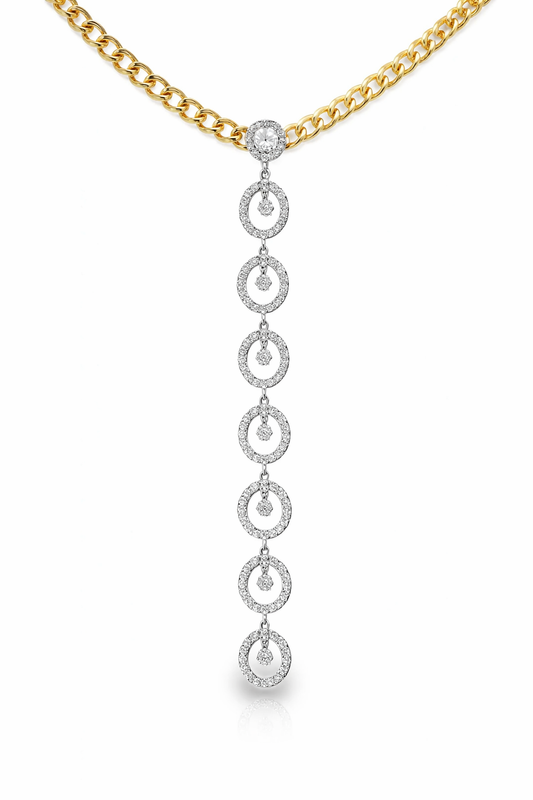 1.70CT Diamond Pendant 14k Yellow Gold