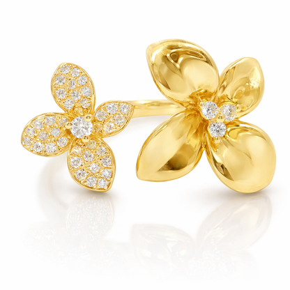 0.22Ct Diamond Ring 14k Yellow Gold