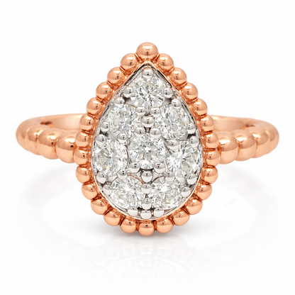 0.39CT Diamond 14K Rose Gold