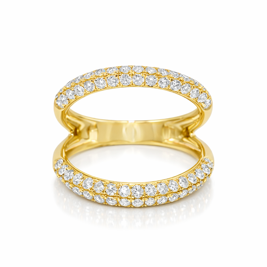 0.83CT Diamond Ring 14k Yellow Gold