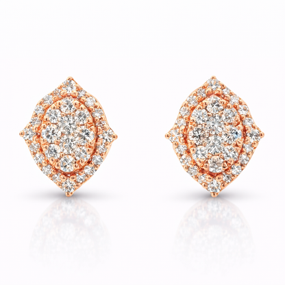0.47CT Diamond 14k Gold Earring