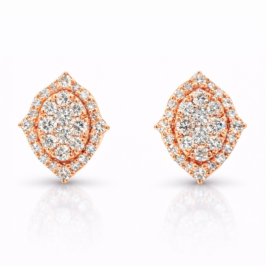 0.47CT Diamond 14k Gold Earring