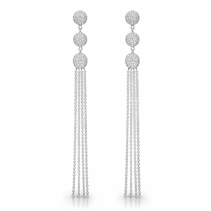 0.25Ct Diamond Earring 14k White Gold
