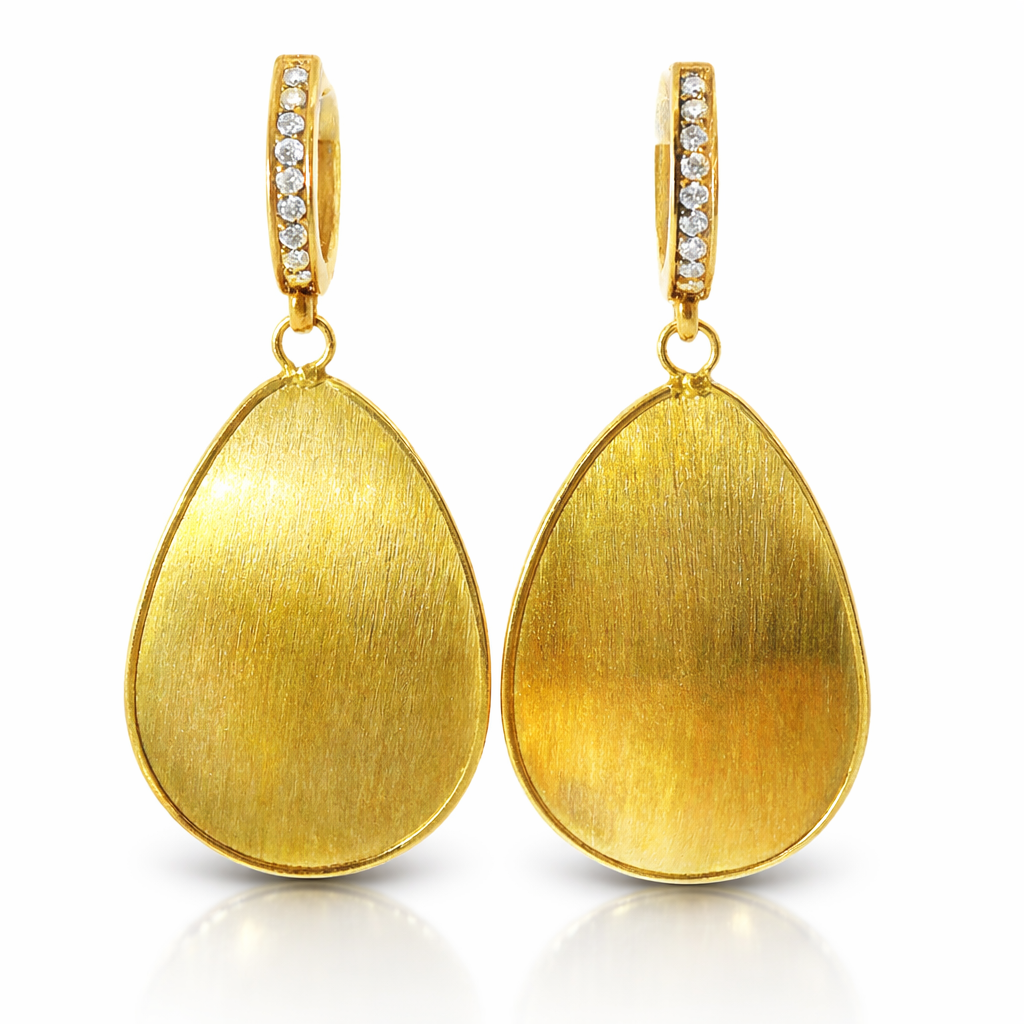 0.15CT Diamond 14k Yellow Gold Earring