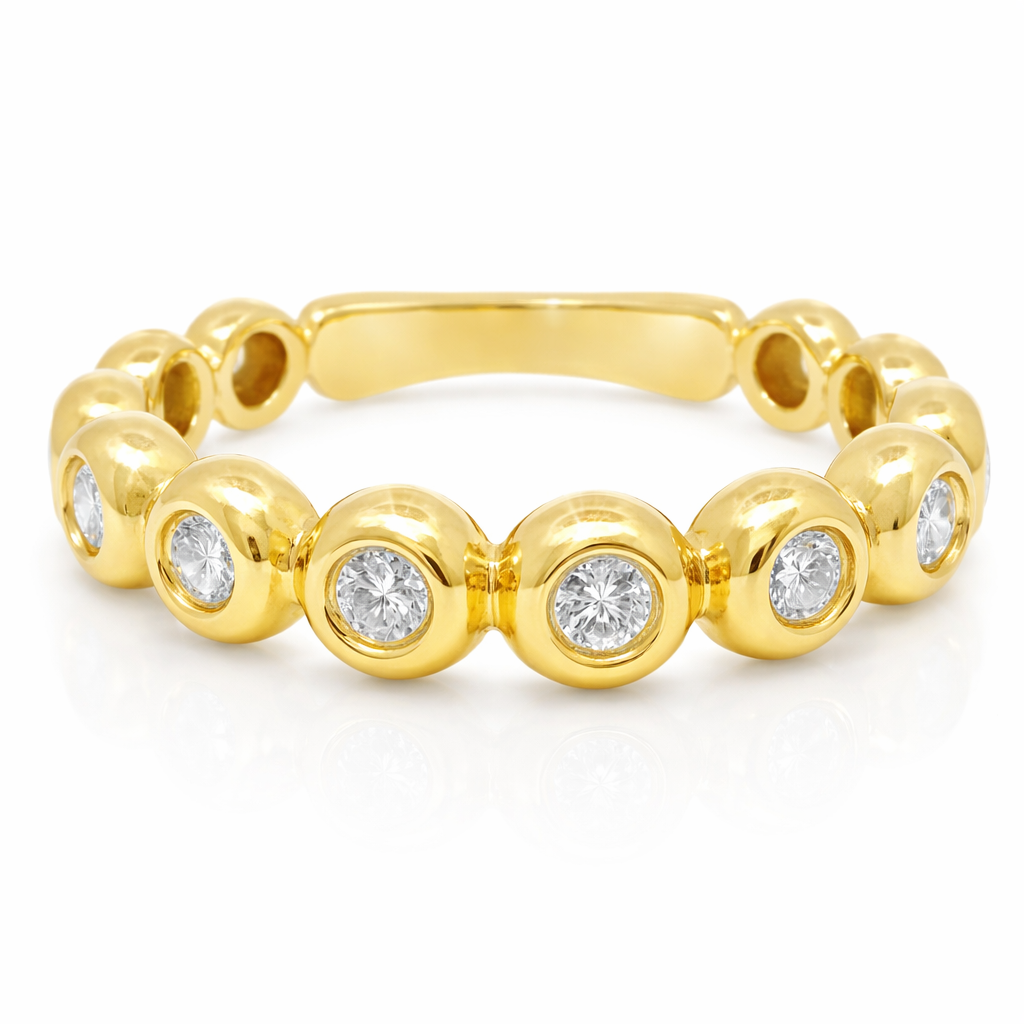 0.30CT Diamond Ring 14k Yellow Gold