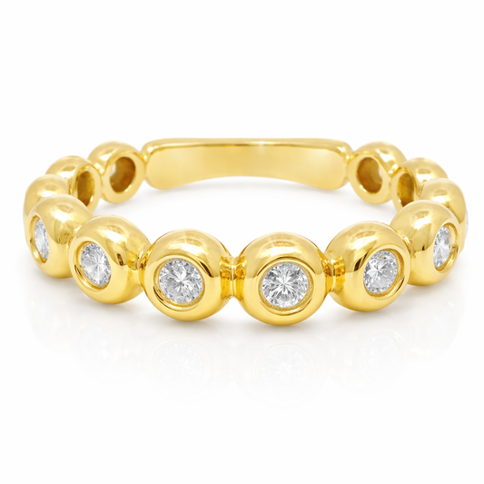 0.30CT Diamond Ring 14k Yellow Gold