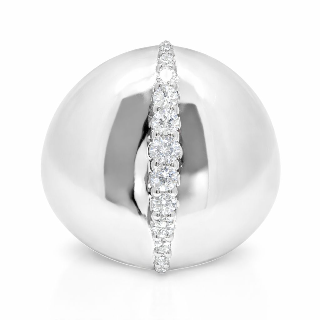 0.26CT Diamond Ring 14k White Gold