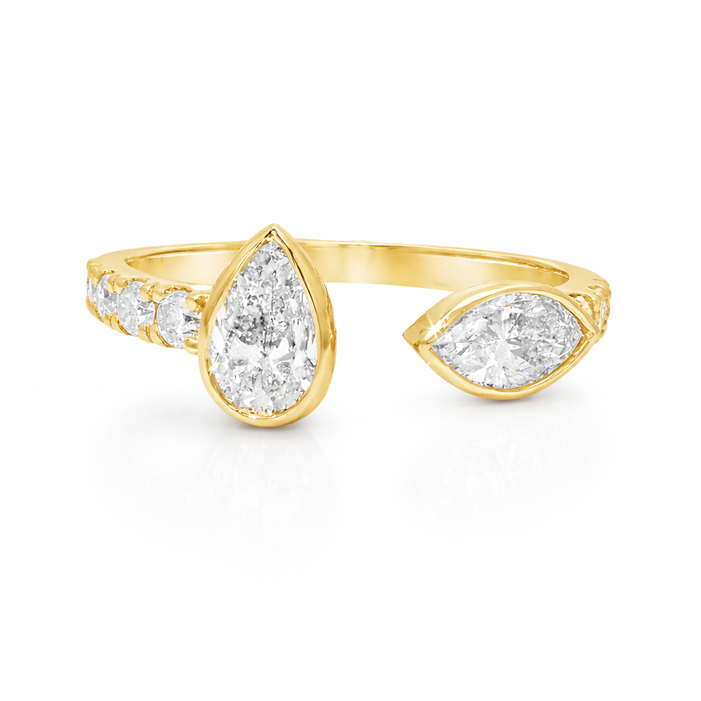 2.39CT Diamond Ring 18k Yellow Gold