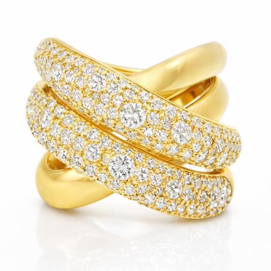 2.01CT Diamond Ring 14k Yellow Gold