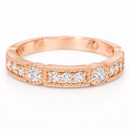 0.69CT Diamond Ring 14k White Gold