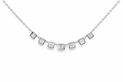 0.43CT Diamond Pendant 14k White Gold