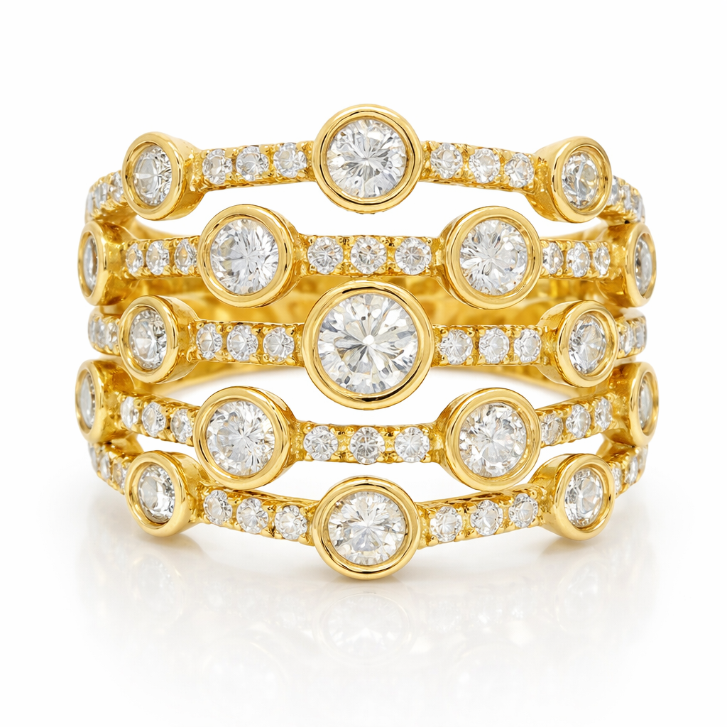 1.51CT Diamond Ring 14K Yellow Gold