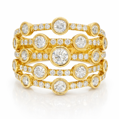 1.51CT Diamond Ring 14K Yellow Gold