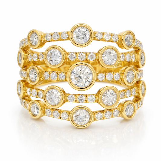 1.51CT Diamond Ring 14K Yellow Gold