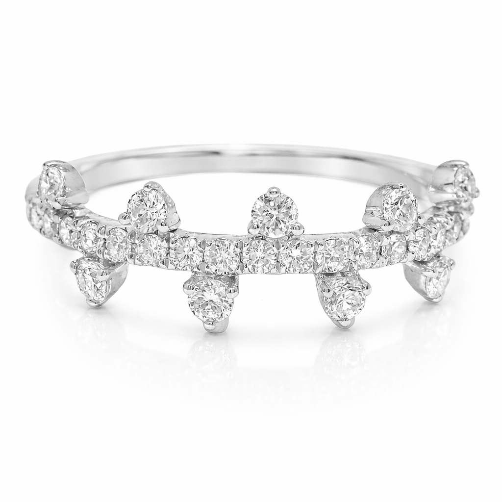 0.41CT Diamond Ring 14k White Gold