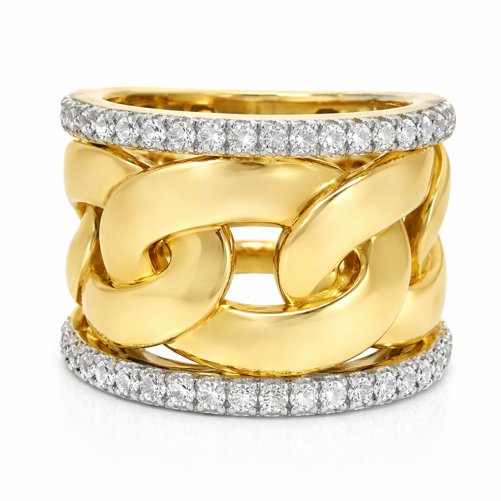 1.52CT Diamond Ring 14K Yellow Gold