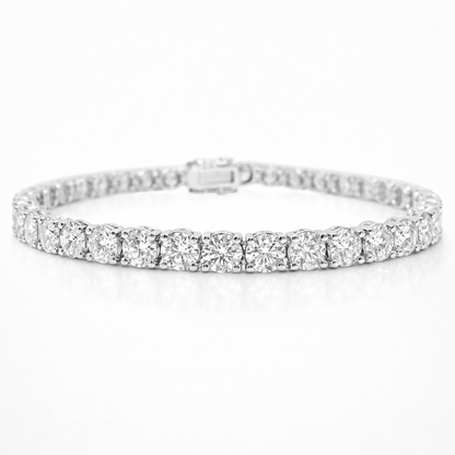 13.92CT Lab Diamond Bracelet 14k White Gold