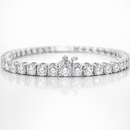 6.05CT Lab Diamond Tennis Bracelet 14k White Gold