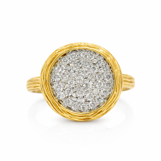 0.33CT Diamond Ring 14k Yellow Gold