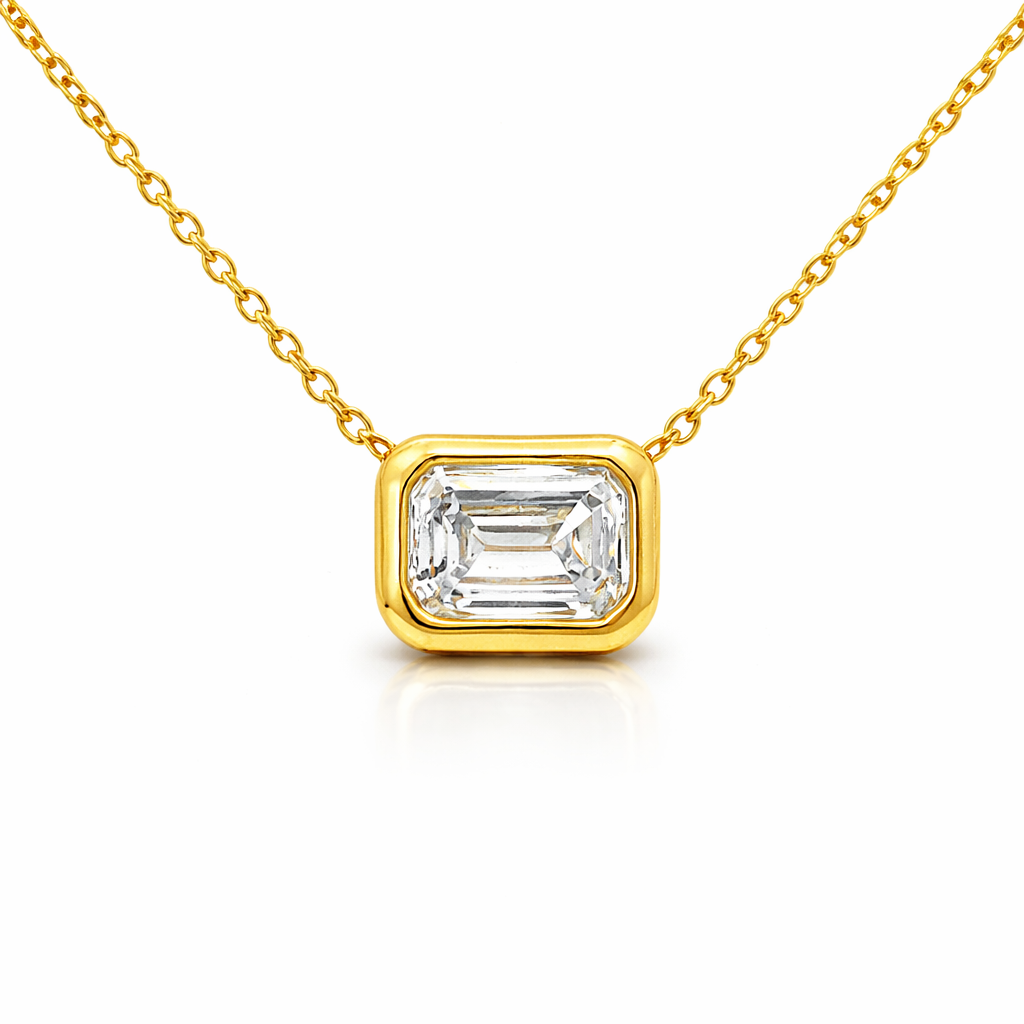 0.22CT Diamond Pendant 18k Yellow Gold