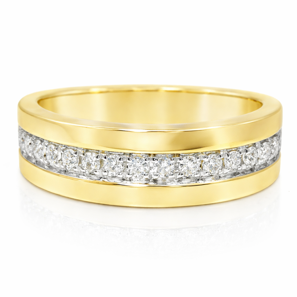 0.21Ct  Diamond Ring 14k Yellow Gold