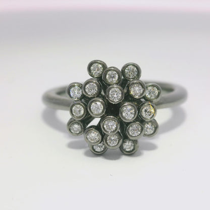 0.25CT Diamond ring 14k White Gold