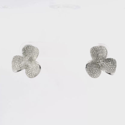 1.01CT Diamond 14k Yellow Gold Earring