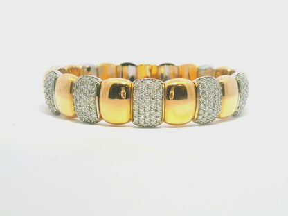 5.10CT Diamond Bangle 18k Rose Gold