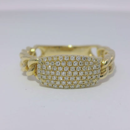 0.30CT Diamond Ring 14k Yellow Gold