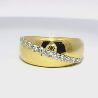 0.40CT Diamond Ring 14k Yellow Gold