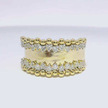 0.60CT Diamond Ring 14k Yellow Gold