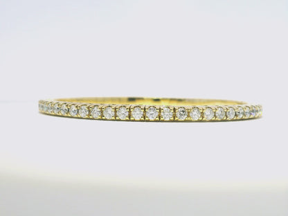 3.90 Ct diamond Bangle 18k Yellow Gold